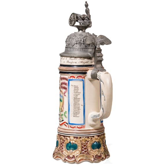 Reservistenkrug des Reservisten Grunert im Feldartillerie-Regiment Prinzregent Luitpold von Bayern (Magdeburgisches) Nr. 4