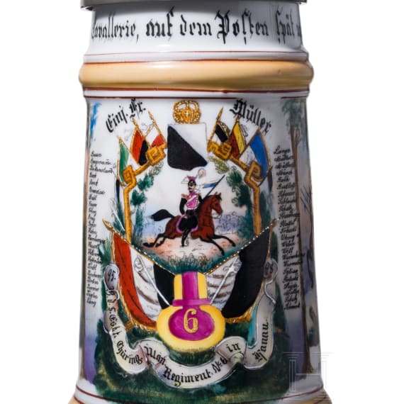 Drei Reservistenkr&uuml;ge der preu&szlig;ischen Ulanen, 1895 - 1909