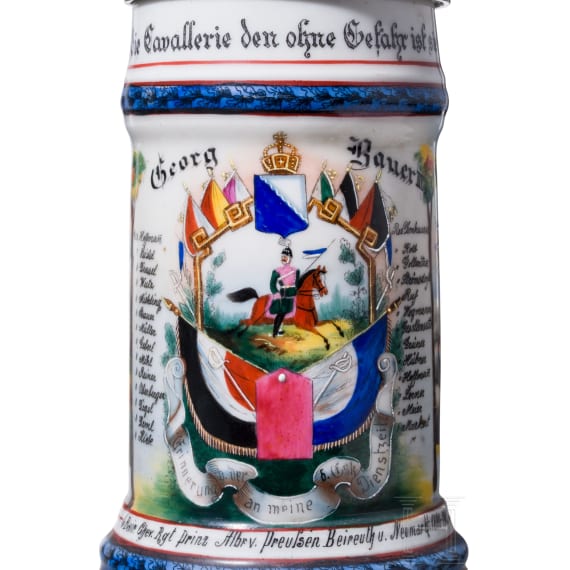 Zwei Reservistenkr&uuml;ge der bayerischen Chevaulegers, 1899 - 1912