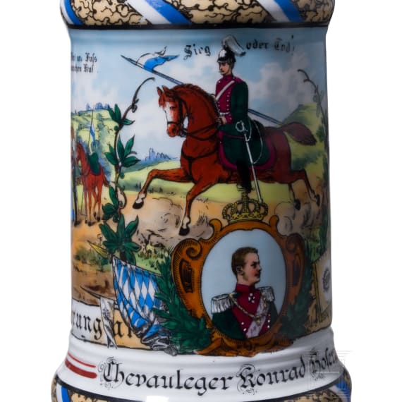 Zwei Reservistenkr&uuml;ge der bayerischen Kavallerie, 1900 - 1905