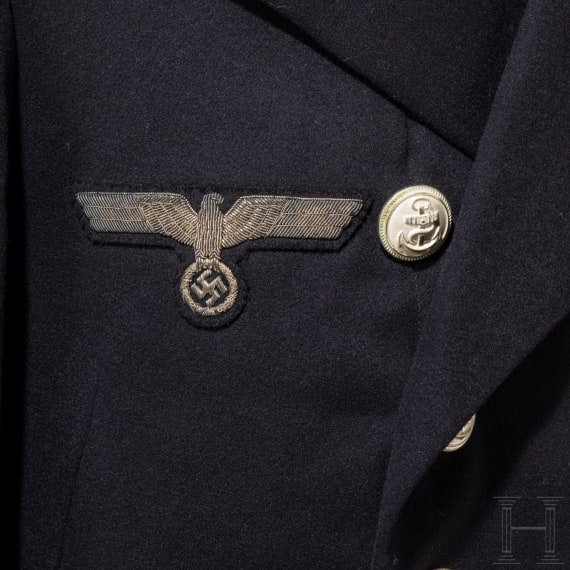 Rock der "Gro&szlig;en Uniform" eines Beamten im Range eines Oberleutnants