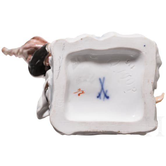 A porcelain sailor figure "M&ouml;nchguter Schiffer", Hugo Spieler, 1897/98 (design), Meissen, 1860 - 1924 (finish)