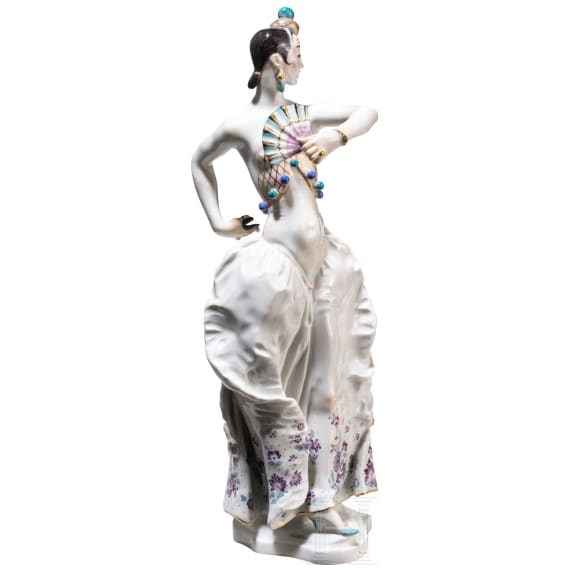 A porcelain figure "Spanish Dancer", Paul Scheurich, 1933 (design), Meissen, mid-20th century (finish)