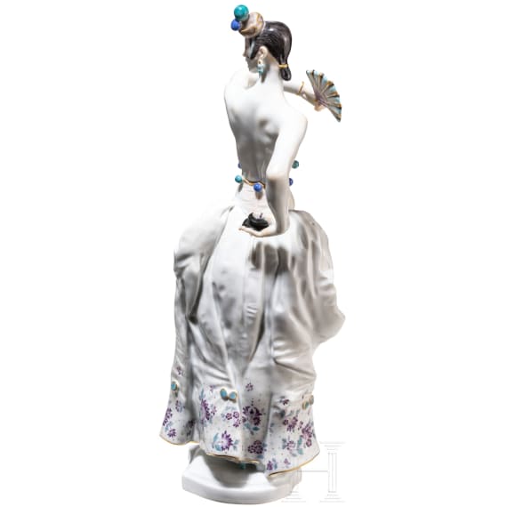 A porcelain figure "Spanish Dancer", Paul Scheurich, 1933 (design), Meissen, mid-20th century (finish)