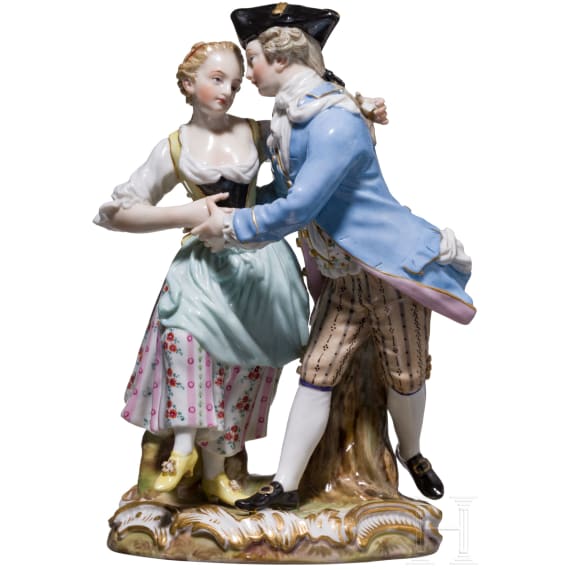 A dancing couple, Meissen, 1860 - 1924