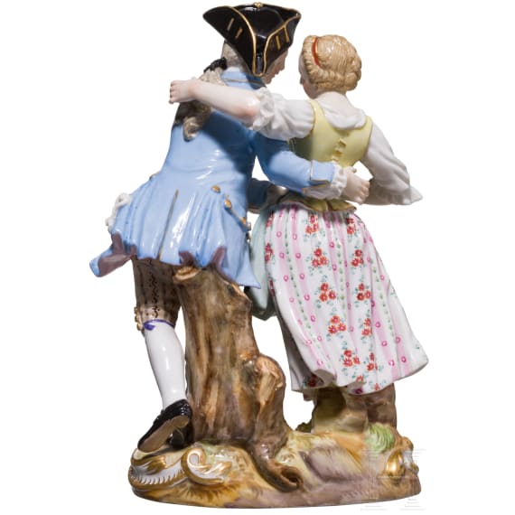 A dancing couple, Meissen, 1860 - 1924