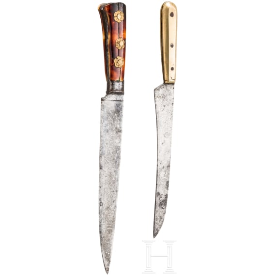 Kard und Messer, persisch, um 1900