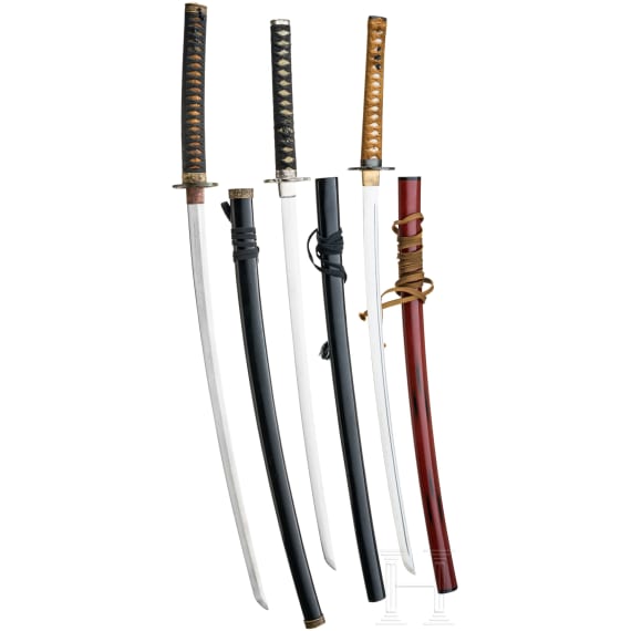 Drei Katanas, China, 2. H. 20. Jhdt.