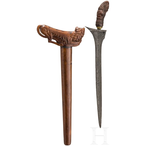 Madura-Kris mit alter Klinge, Indonesien, um 1900