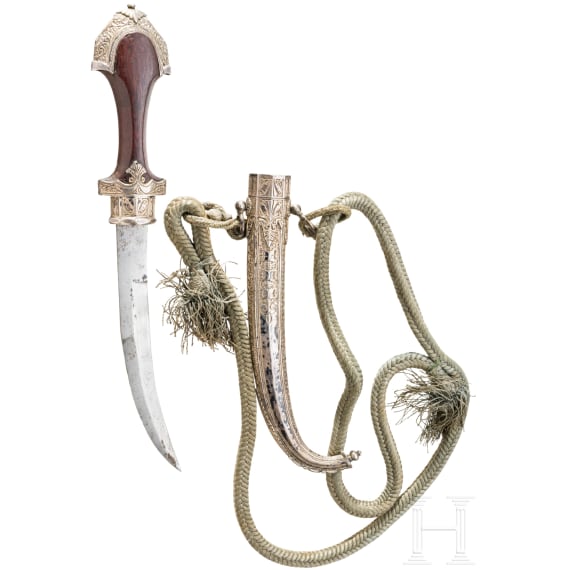Silbermontierter Koummya, Marokko, um 1900