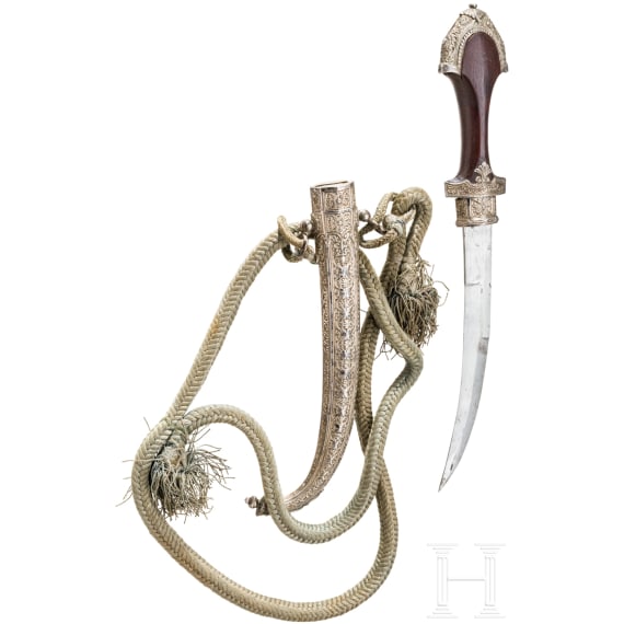 Silbermontierter Koummya, Marokko, um 1900