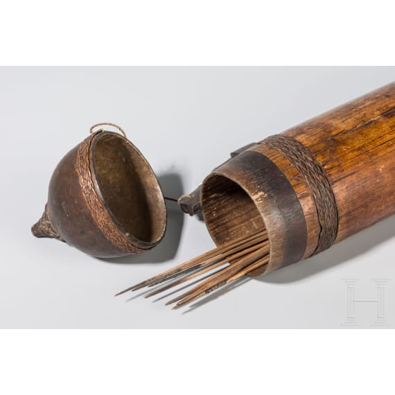 K&ouml;cher der Dayak, Borneo, Malaysien, wohl Anfang 20. Jhdt.