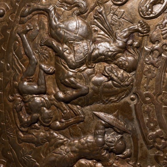 Rundschild im Stil der Renaissance, deutsch, letztes Drittel 19. Jhdt.