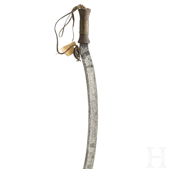 Sichelmesser der Azande oder Niam-Niam, Zentralafrika