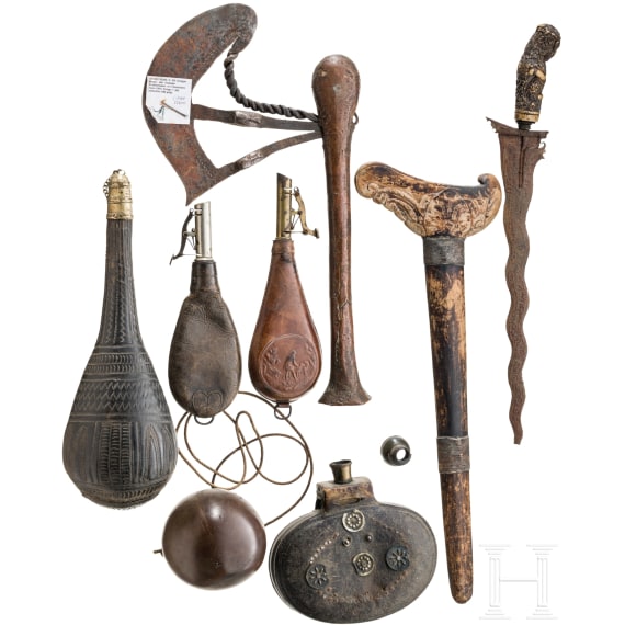 Eine kleine internationale Waffensammlung,19./20. Jhdt.