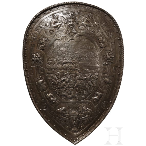Renaissance-Prunkschild, Historismus im Stil um 1600, 19. Jhdt.