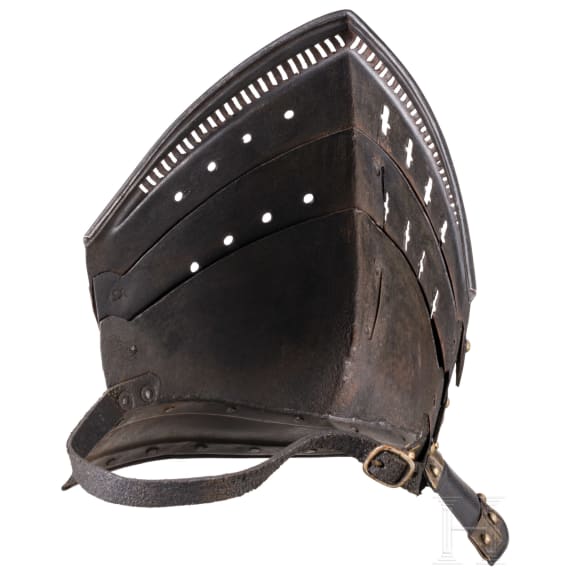 Abschl&auml;chtiges Visier f&uuml;r eine Sturmhaube, moderne Kopie, 20. Jhdt.