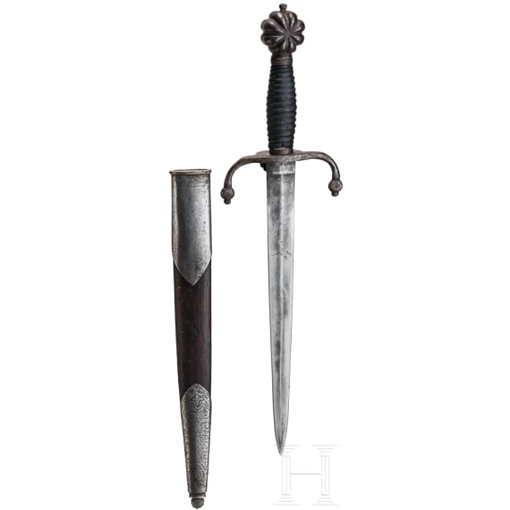 Linkhanddolch um Stil um 1580, Historismus, deutsch, um 1880