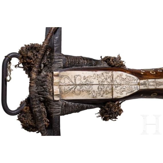 Verbeinte Armbrust im Stil des 17. Jhdts, Historismus, deutsch, 2. H&auml;lfte 19. Jhdt.