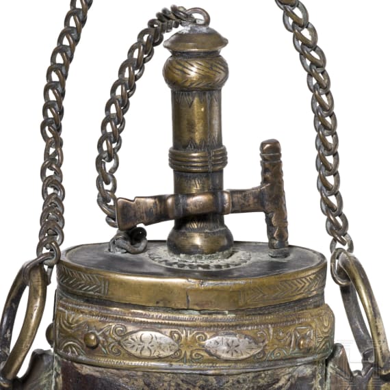Pulverflasche, Nordafrika, um 1900