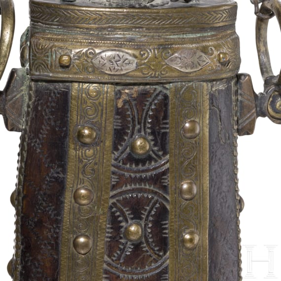 Pulverflasche, Nordafrika, um 1900
