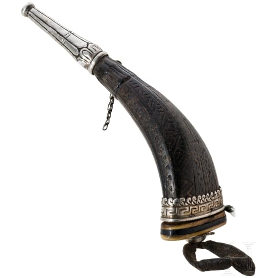 Pulverflasche, Nepal/Tibet, 19. Jhdt.