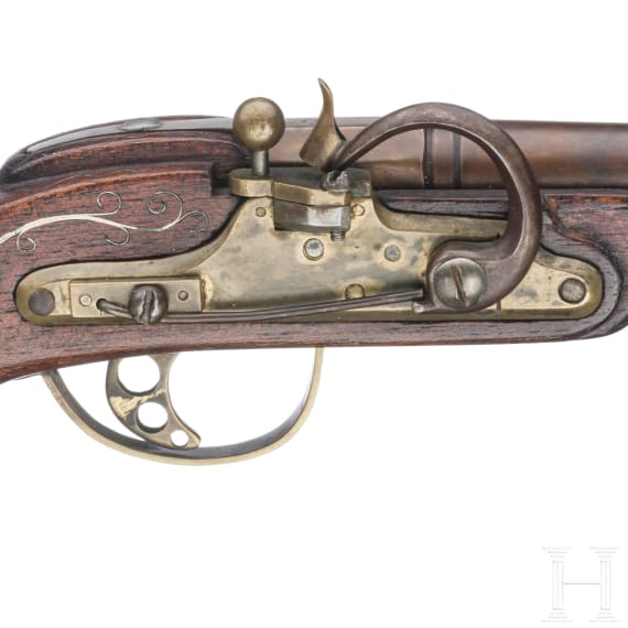 Taschenluntenschosspistole, Sammleranfertigung, deutsch, 20. Jhdt.
