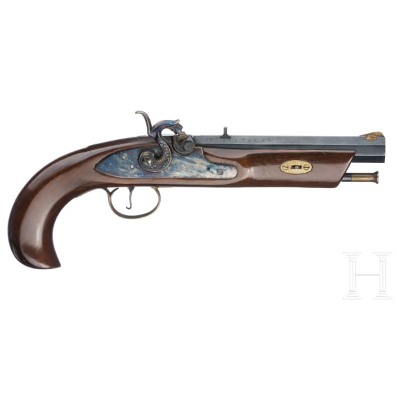 Franz&ouml;sische Steinschlosspistole M 1777 und Perkussionspistole, Repliken, 2. H&auml;lfte 20. Jhdt.