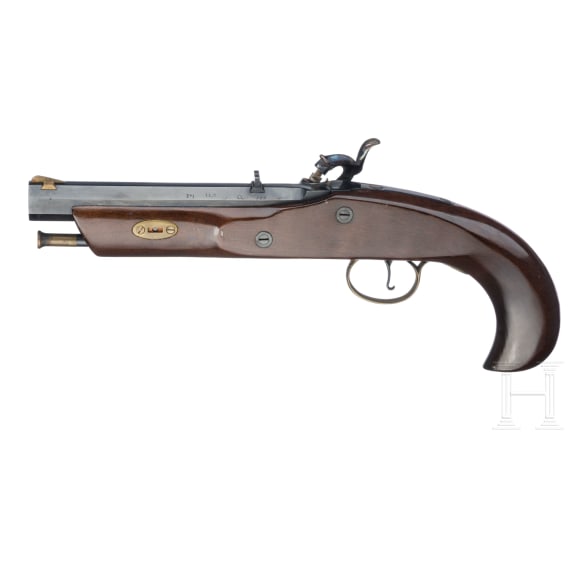 Franz&ouml;sische Steinschlosspistole M 1777 und Perkussionspistole, Repliken, 2. H&auml;lfte 20. Jhdt.