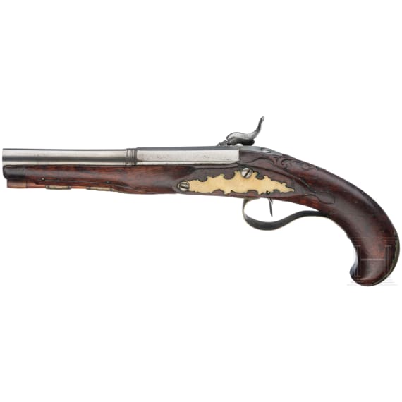 Perkussionspistole, deutsch, um 1780