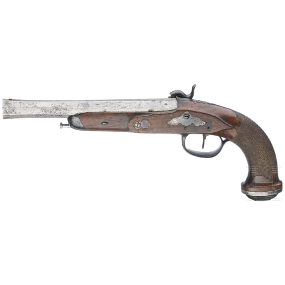 Perkussionspistole, Frankreich, um 1810