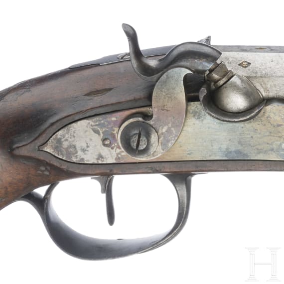 Perkussionspistole, Frankreich, um 1810