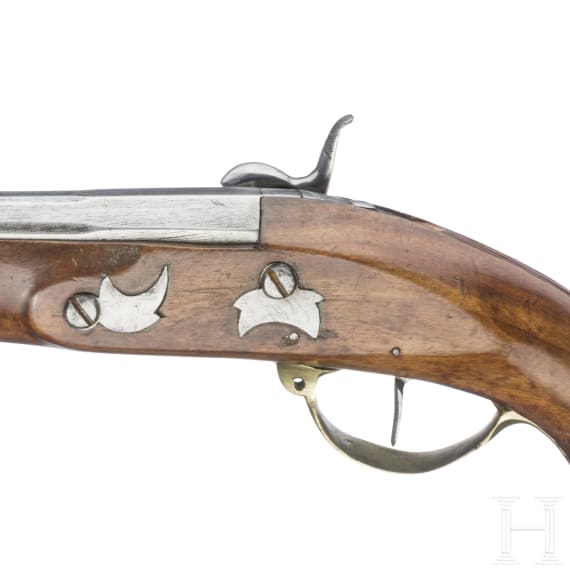 Perkussionspistole, Frankreich, um 1810