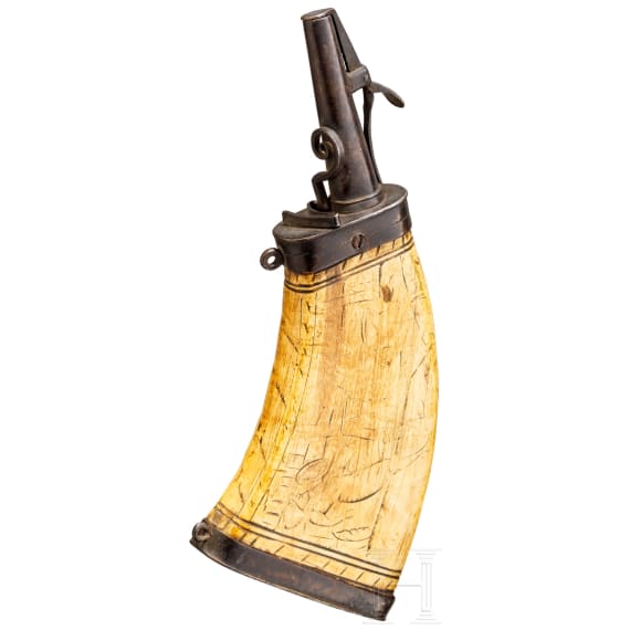 Musketier-Pulverflasche, N&uuml;rnberg, um 1600