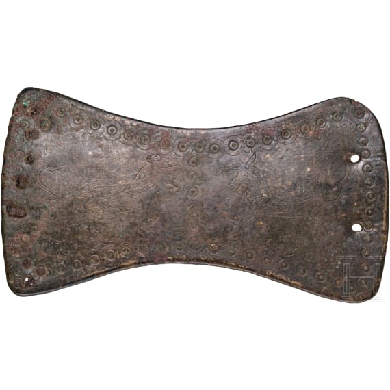Bronzeplatte mit Tierdarstellungen, Luristan, 8. - 7. Jhdt. v. Chr.