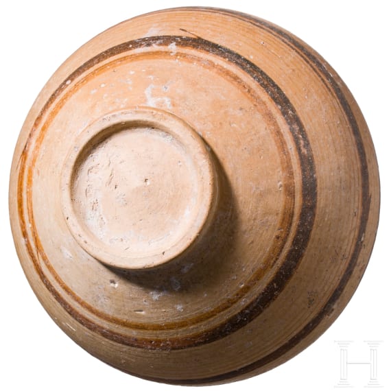 A small Mycenean clay jug, 12th century B.C.