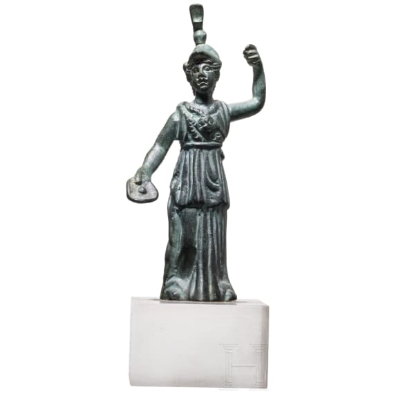 Bronzestatuette der Minerva, 2. - 3. Jhdt. n. Chr.