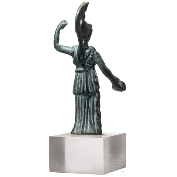 Bronzestatuette der Minerva, 2. - 3. Jhdt. n. Chr.