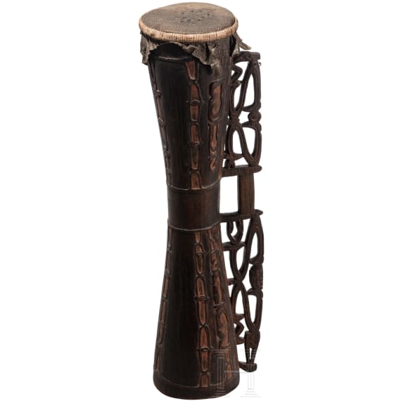 Trommel der Asmat, Papua-Neuguinea, 20. Jhdt.