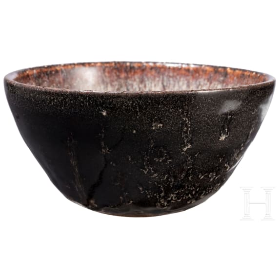 Jizhou-Teeschale mit Scherenschnitt-Dekor, China, wahrscheinlich s&uuml;dliche Song-Dynastie (1127 - 1279)