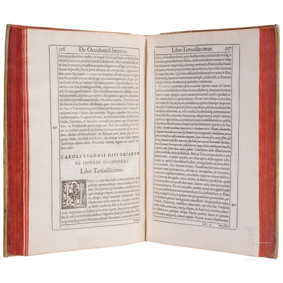Carlo Sigonio: Historiarum de occidentali imperio libri XX, Bologna 1578