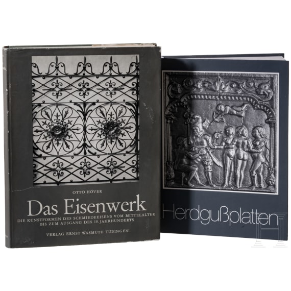Zwei B&uuml;cher zum Thema Eisenguss, DE