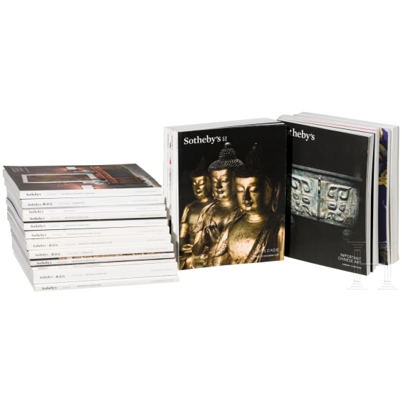 21 Auktionskataloge zu asiatischer Kunst, Sotheby's Paris, London, Hong Kong, New York, 2015 - 2017