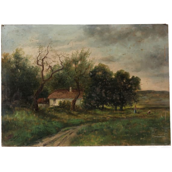 Eugen Franz Renwart (1885 - 1968), Karl Stephan (1923) u.a., vier &Ouml;lbilder, deutsch, 20. Jhdt.