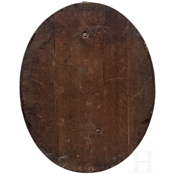 Bronzene Relieftafel mit Portr&auml;t der K&ouml;nigin Victoria, wohl England, 19. Jhdt.