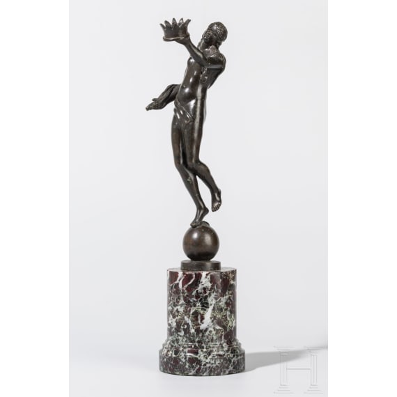 A French bronze allegory of Fortuna, probably Susse Fr&egrave;res Paris, 1st half of the 19th century