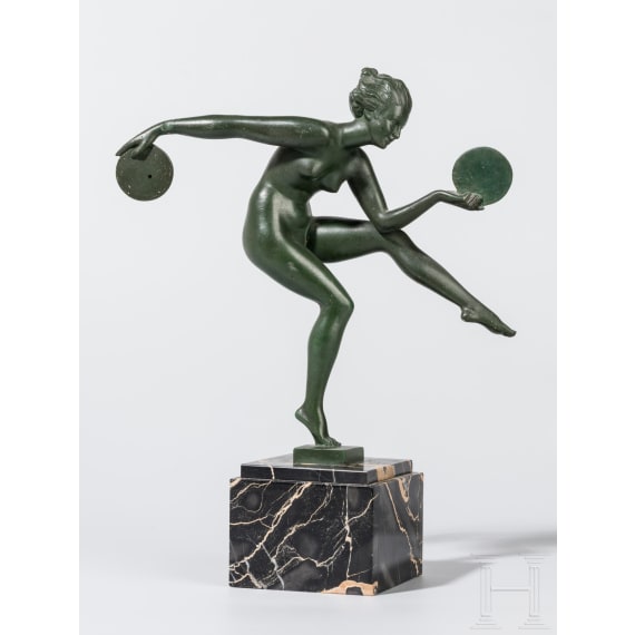 Marcel Andr&eacute; Bouraine (1886 - 1948), Dancer with Discs, French, 20th century