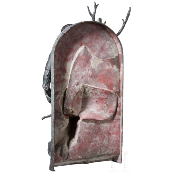 Balthasar Schmitt (1858&ndash;1942), St. Hubertus in bronze, German, 1st half of the 20th century
