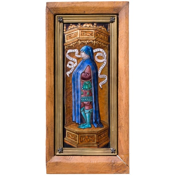 Email-Plakette, wohl Werkstatt Pierre Reymond (1513-1584), Limoges 16. Jhdt.