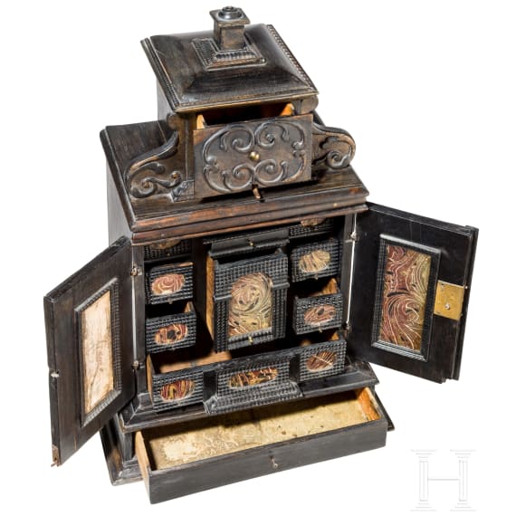 Kabinettk&auml;stchen, s&uuml;ddeutsch, um 1700